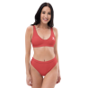 Bikini ECO talle alto (luscious red)