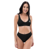 Bikini ECO talle alto (negro)