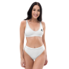 Bikini ECO talle alto (blanco)